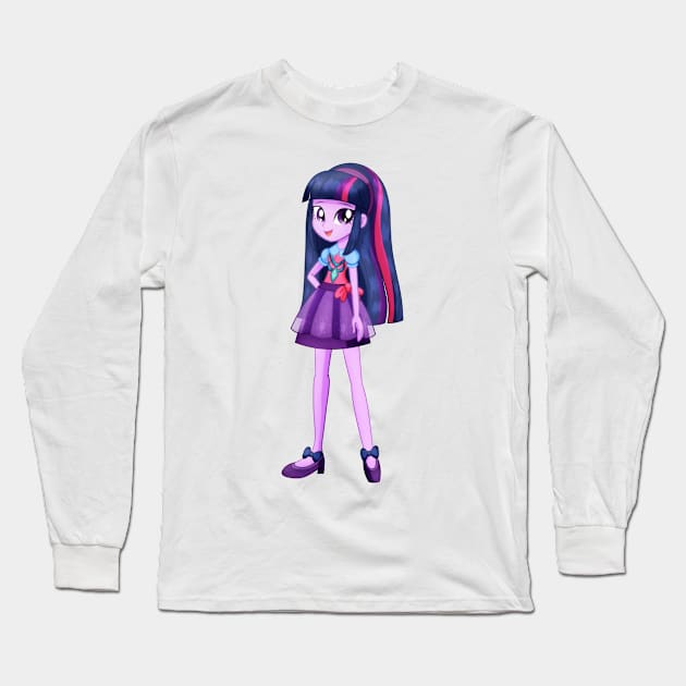 Twilight Sparkle_Friendship Cup Long Sleeve T-Shirt by jotakaanimation